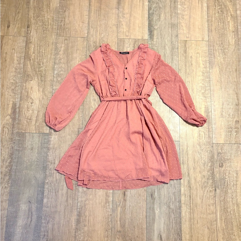 Simplee Pink Ruffle Dress! 🩷